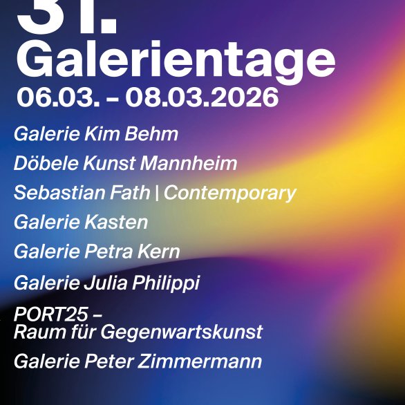 Mannheimer Kunstverein Galerientage