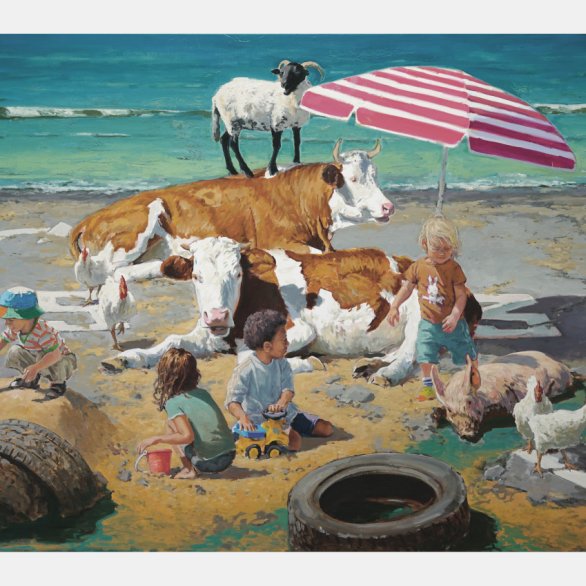 Mannheimer Kunstverein- Hartmut Kiewert Strand IV