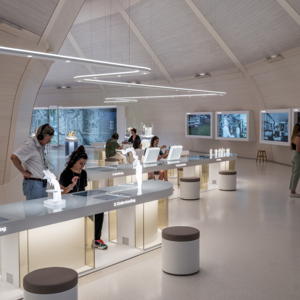 Novartis Pavillon Innenansicht