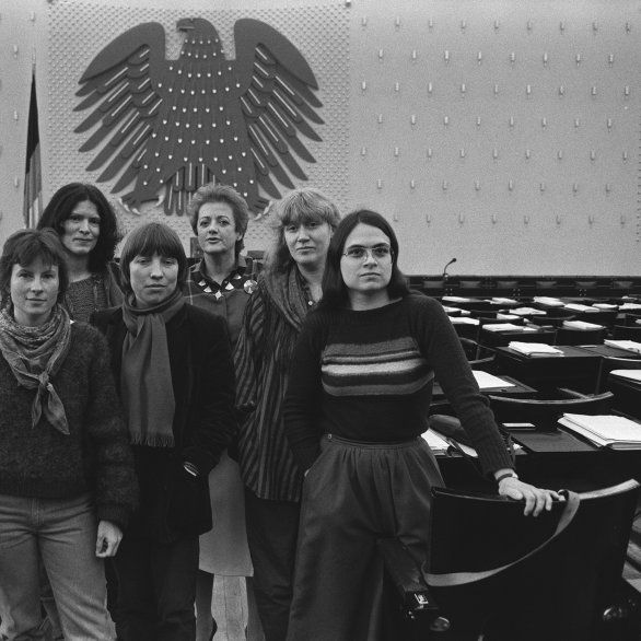 Fraktionssprecherinnen die Grünen 1984 © Majestic picture alliance - Sven Simon
