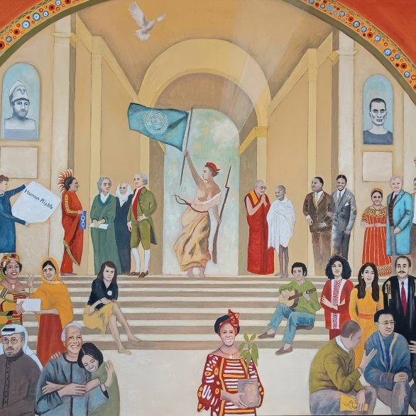 Gemälde: 33 Demokrat*innen © Catarina Chietti