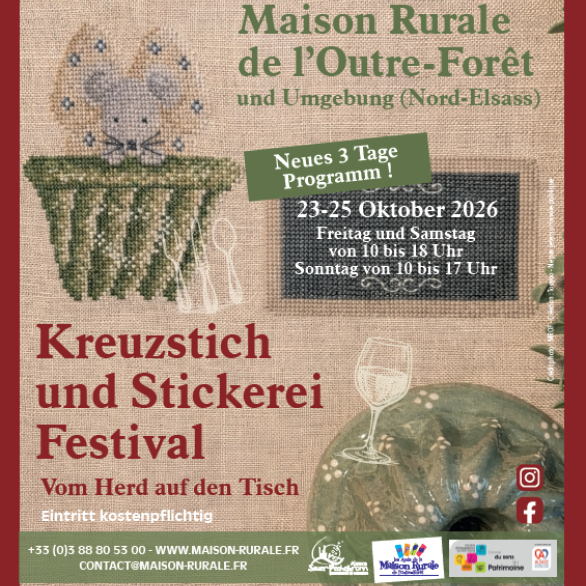 Kreuzstich und Stickerei Festival 2026
