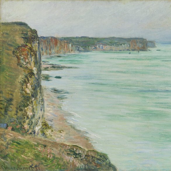 Claude Monet, Ruhiges Wetter, Fécamp, 1881, Rudolf Staechelin Collection, Foto: Robert Bayer Claude Monet, Ruhiges Wetter, Fécamp, 1881, Rudolf Staechelin Collection, Foto: Robert Bayer