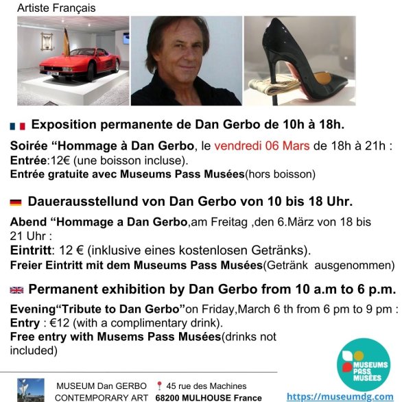 "HOMMASOIREE GE à DAN GERBO" le vendredi 6 Mars 2026