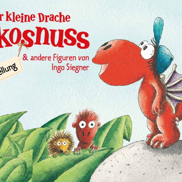 Der kleine Drache Kokosnuss und seine Freunde Matilda und Oskar.