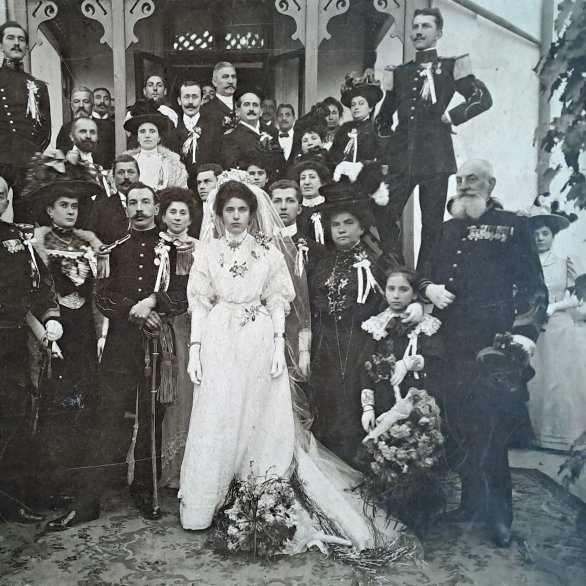 historisches Hochzeitsfoto