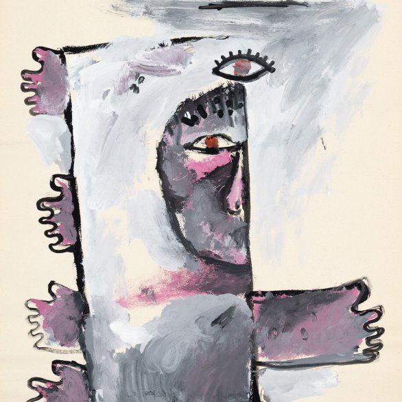 Gertrud Hornung, Rollen = Richtung, 1967, Mischtechnik, Privatbesitz